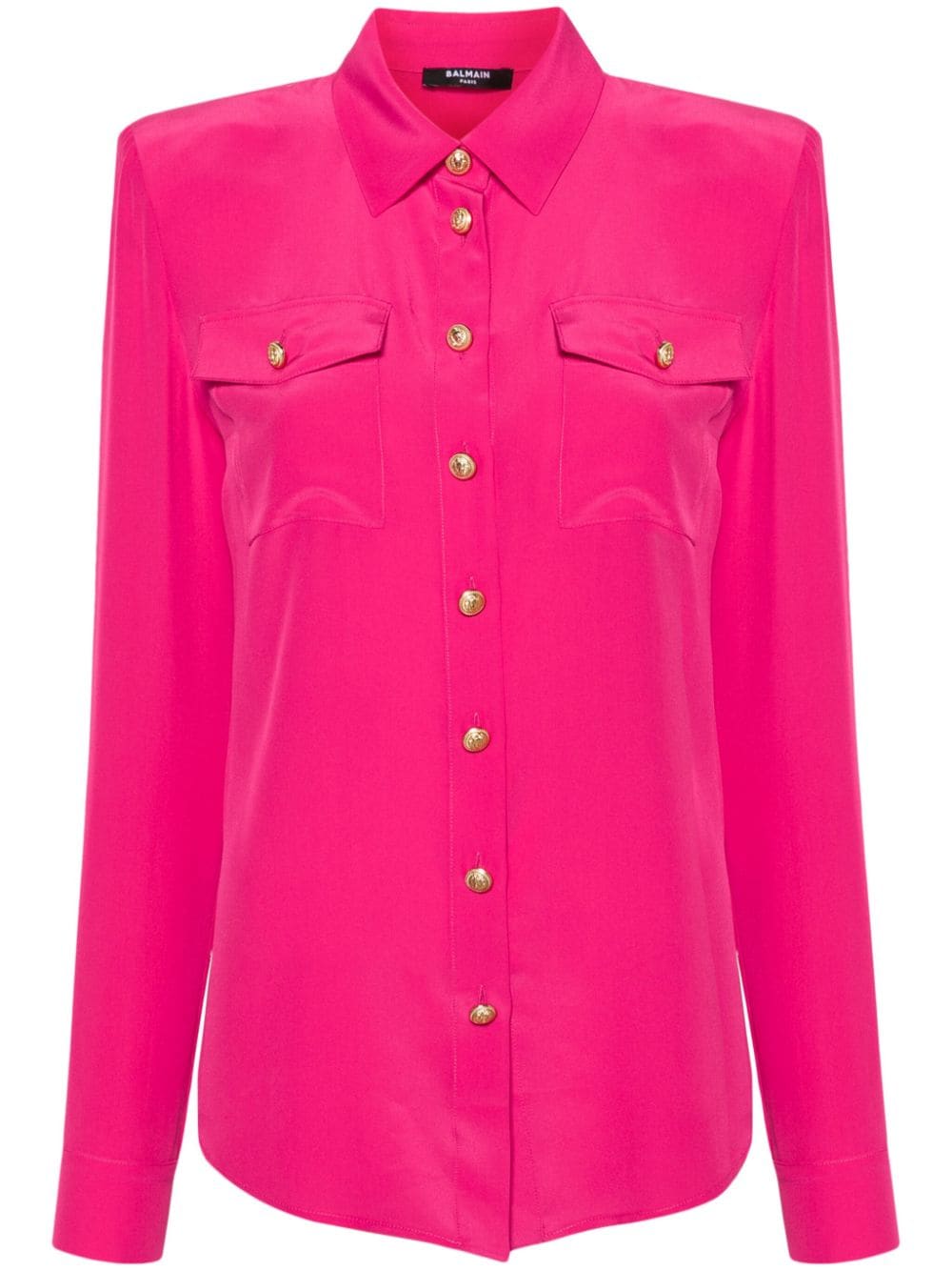 Balmain Hemd aus Seide - Rosa von Balmain