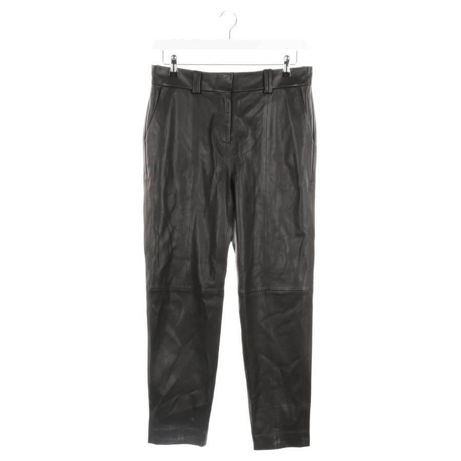 Balmain Leder Lederhosen 36 Schwarz von Balmain