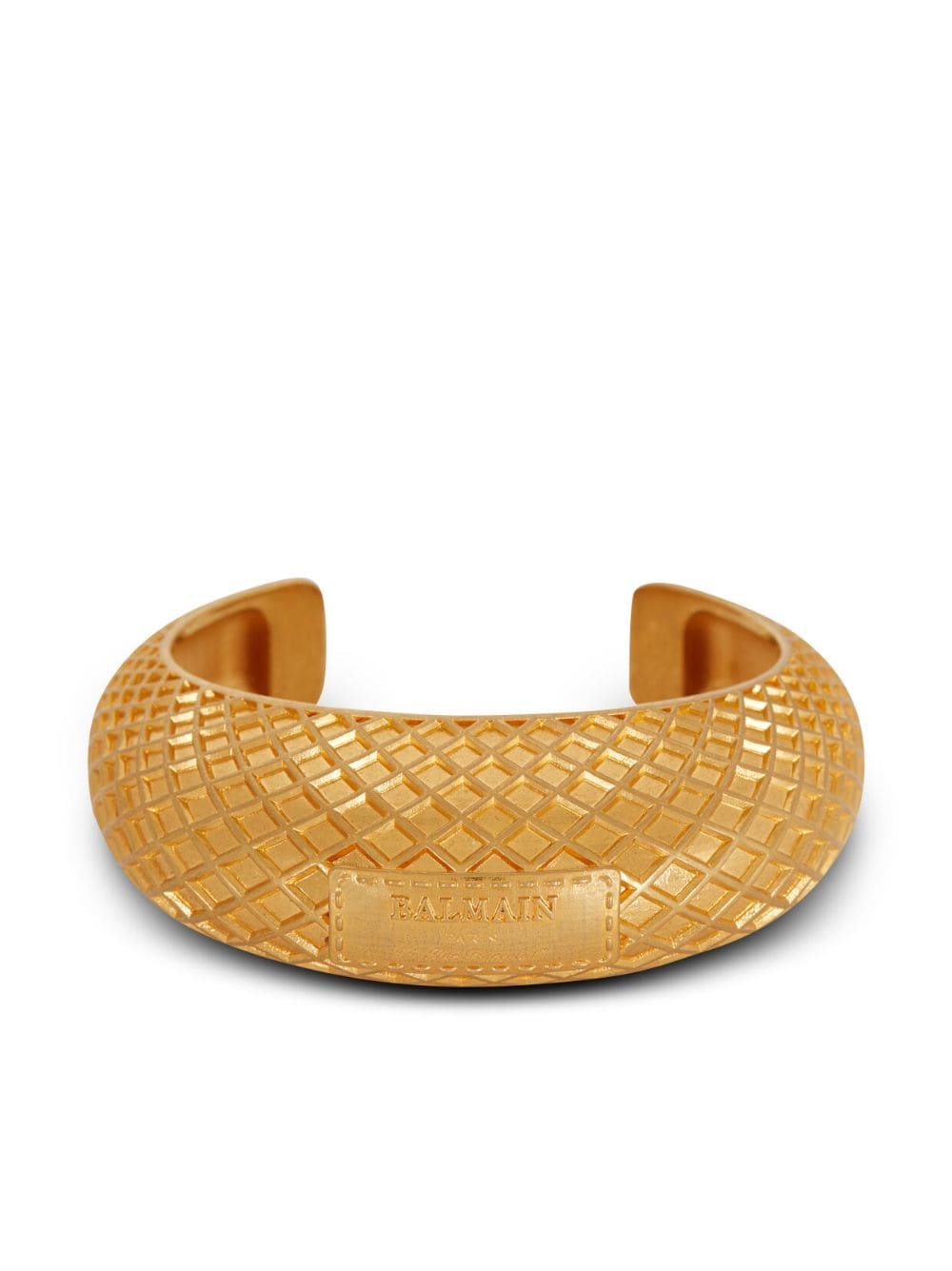 Balmain Mesh-Armband mit Logo-Gravur - Gold von Balmain