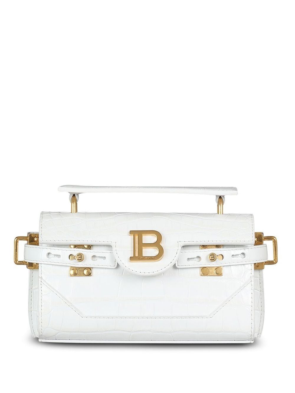 Balmain Mini B-Buzz Handtasche - Weiß von Balmain