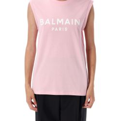 Balmain Paris Rosa Tanktop Für Damen von Balmain