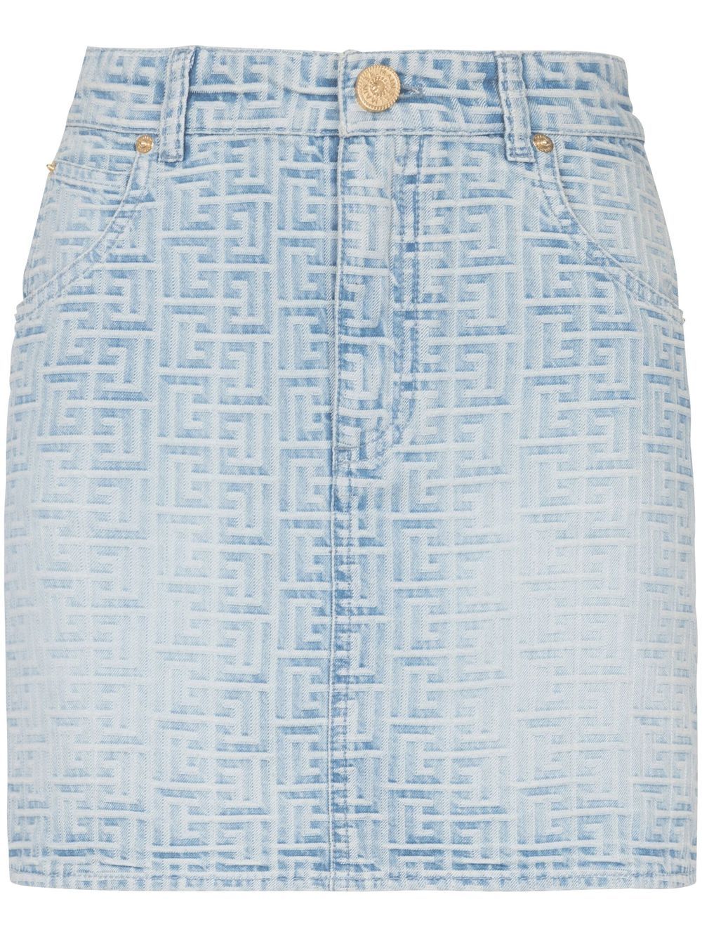 Balmain Rock mit Monogrammmuster - Blau von Balmain