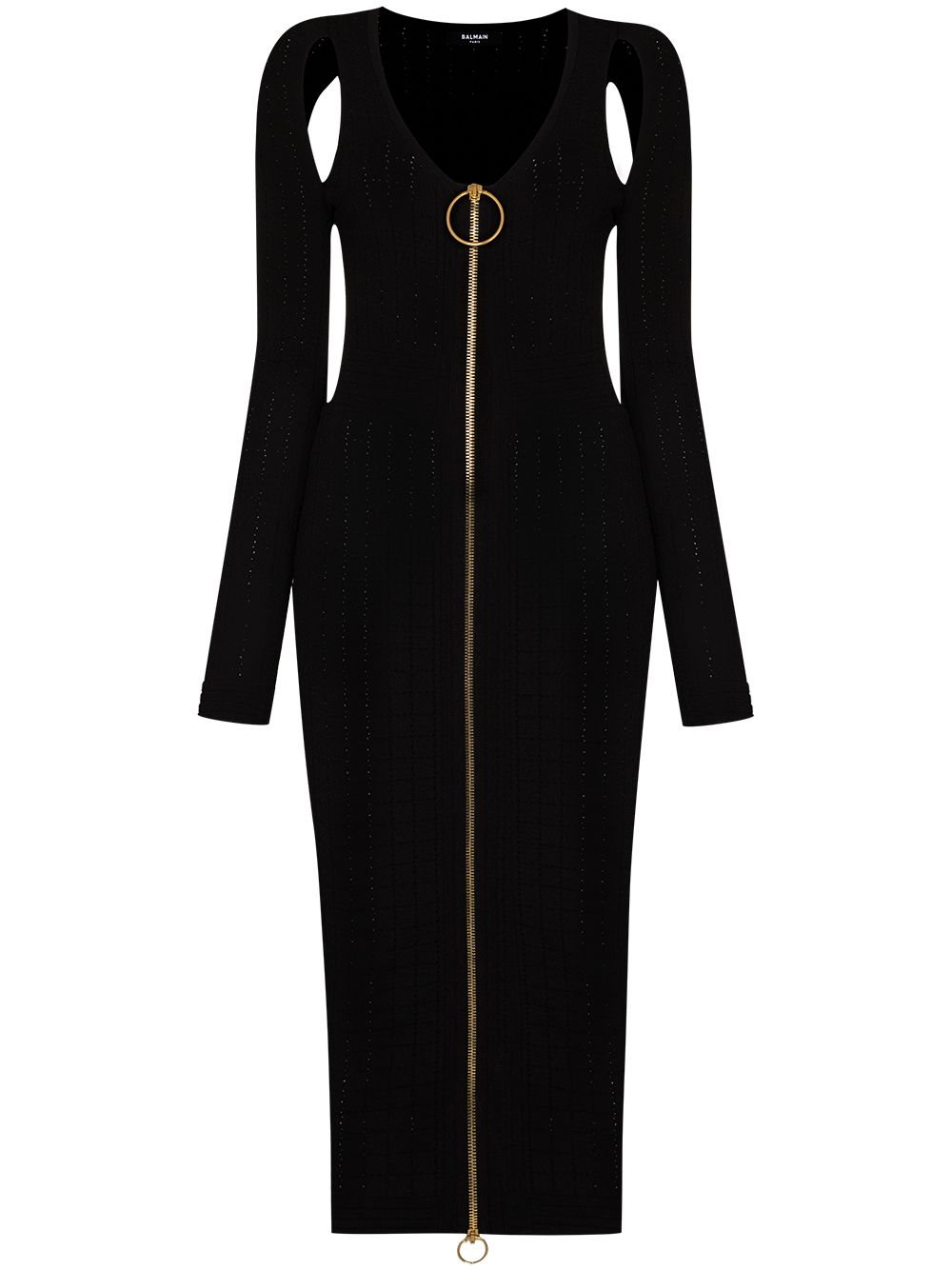 Balmain Schmales Kleid mit Cut-Out - Schwarz von Balmain