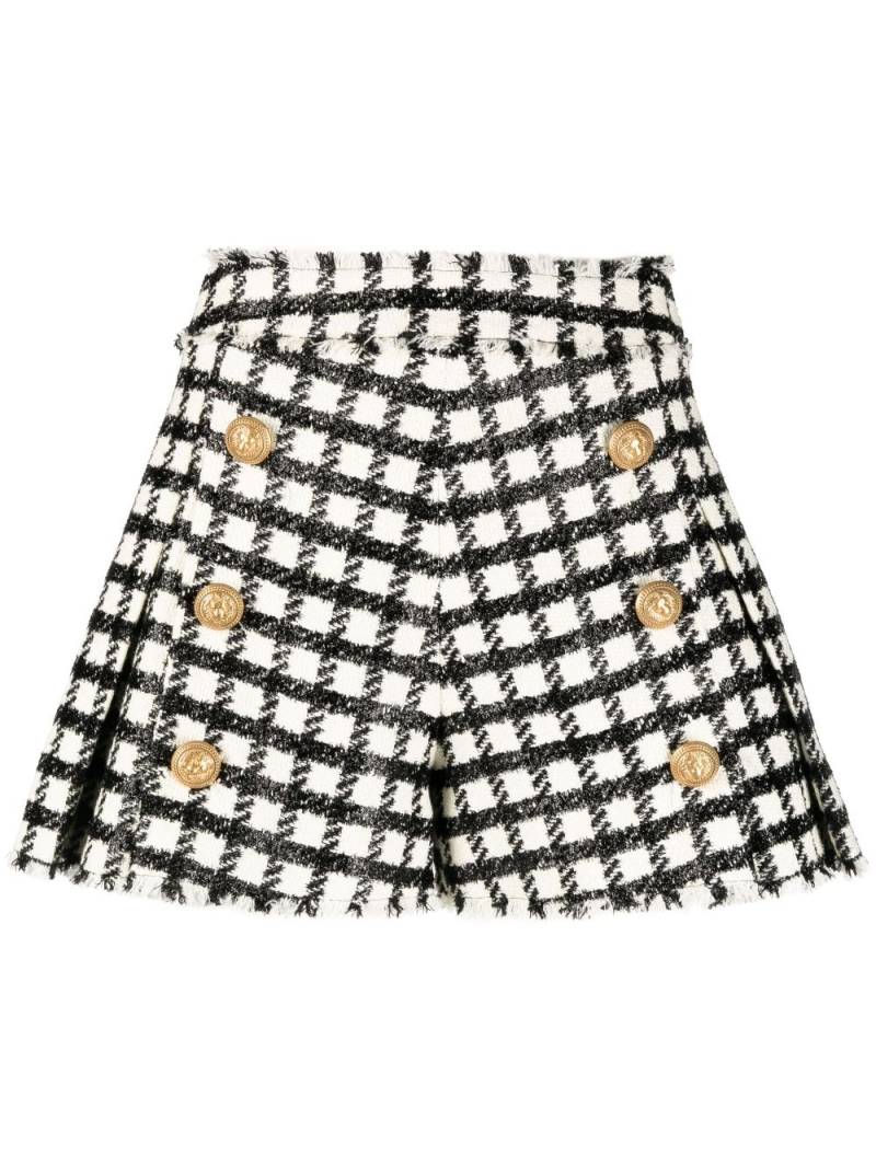 Balmain Shorts mit Knöpfen - Weiß von Balmain