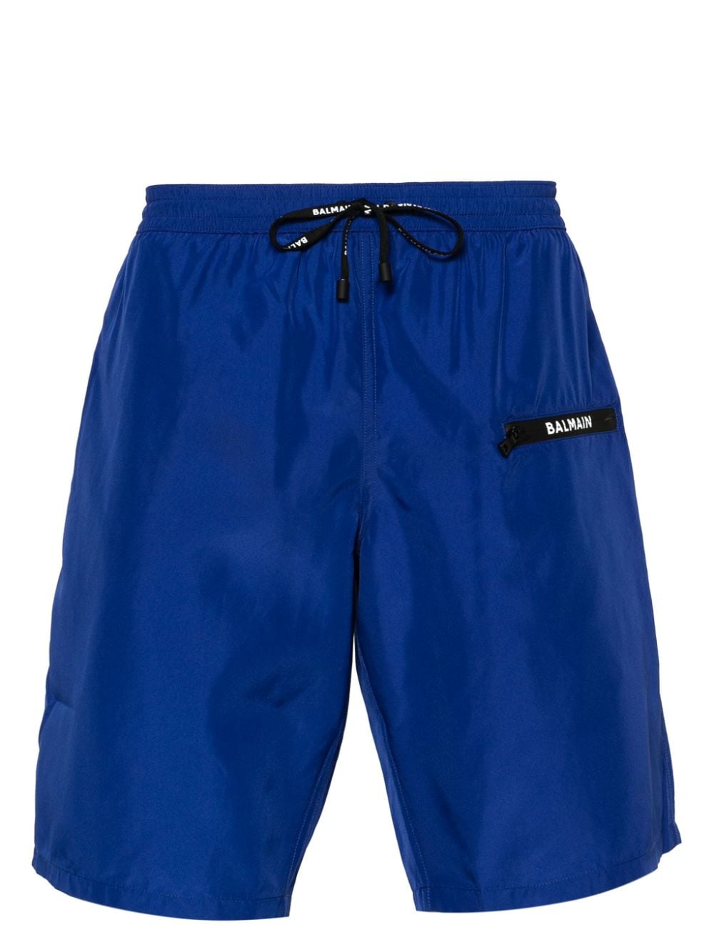 Balmain Surfer Badeshorts mit Logo-Print - Blau von Balmain