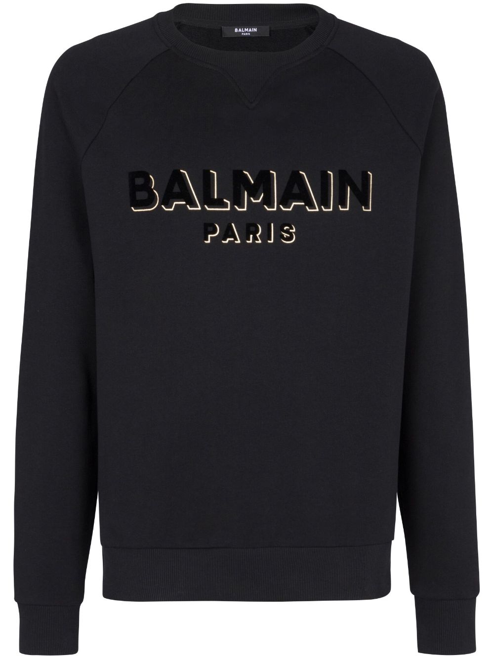 Balmain Sweatshirt mit Logo-Print - Schwarz von Balmain