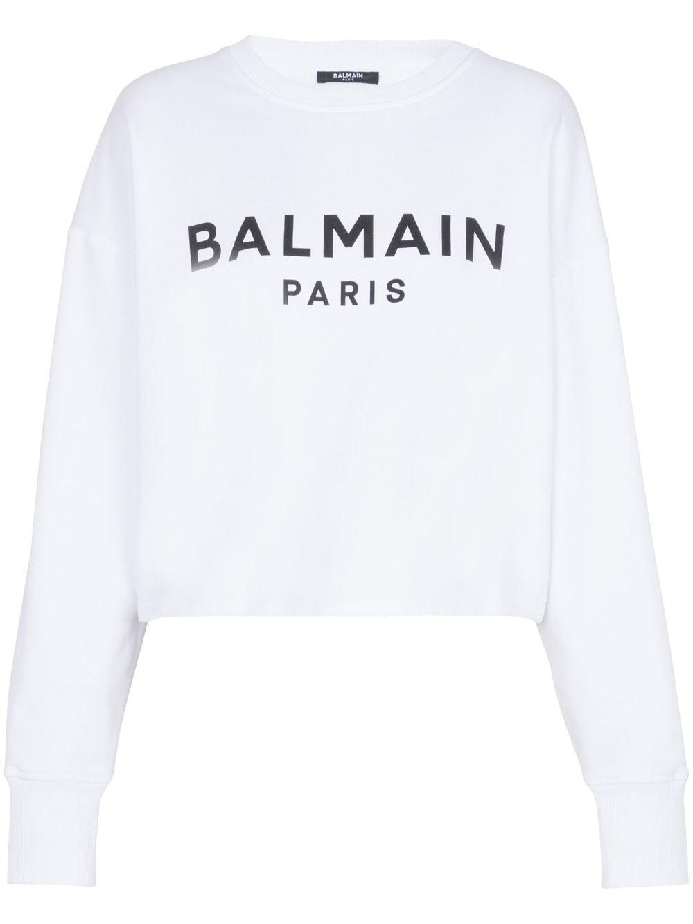 Balmain Sweatshirt mit Logo-Print - Weiß von Balmain