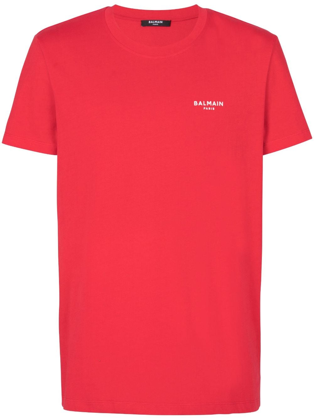 Balmain T-Shirt mit Logo-Print - Rot von Balmain