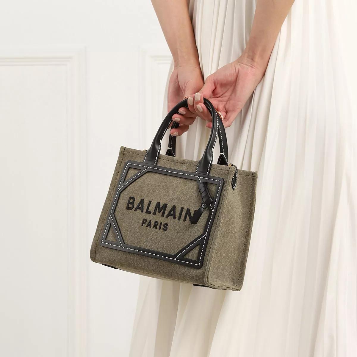 Balmain Tote - B-Army Small Shopper - Gr. unisize - in Grün - für Damen von Balmain