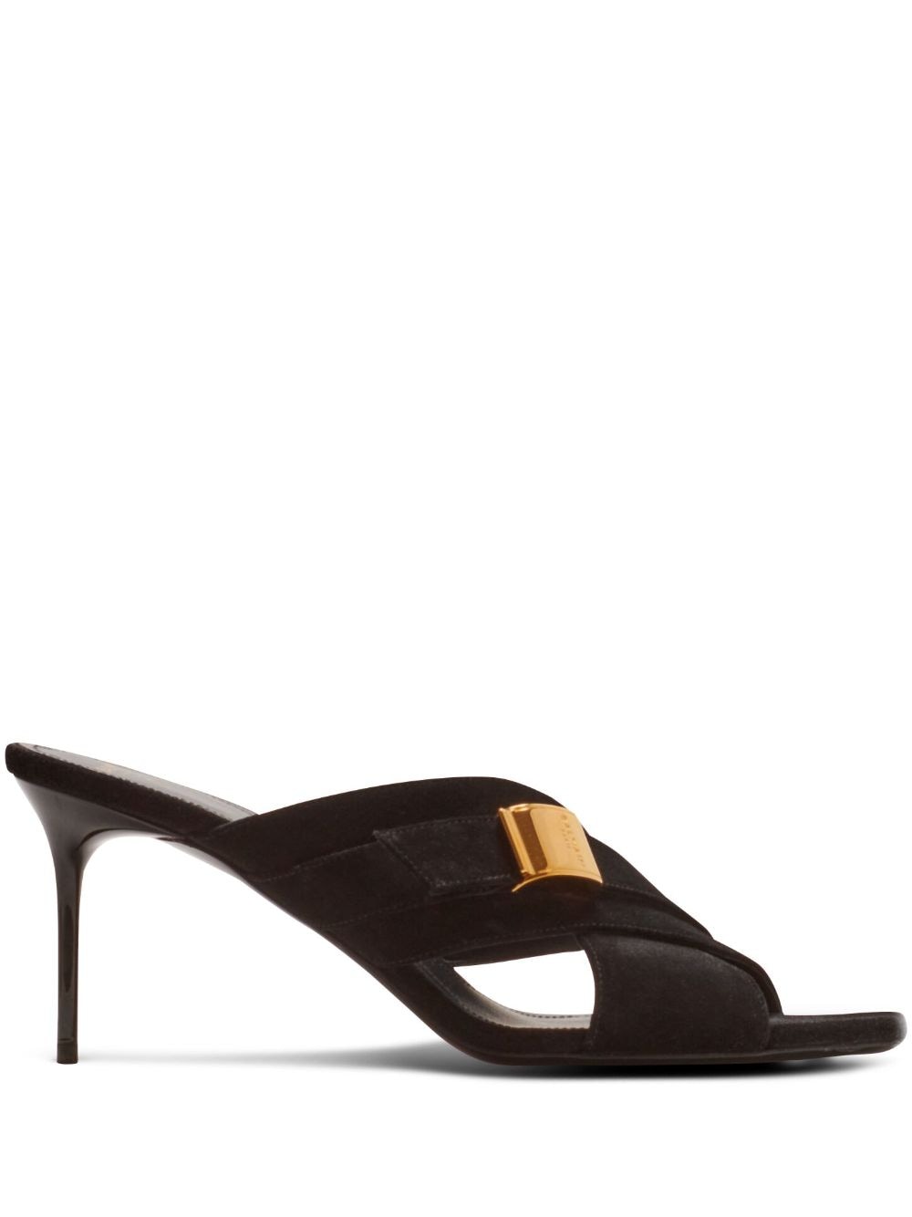 Balmain Uma Mules 75mm - Schwarz von Balmain