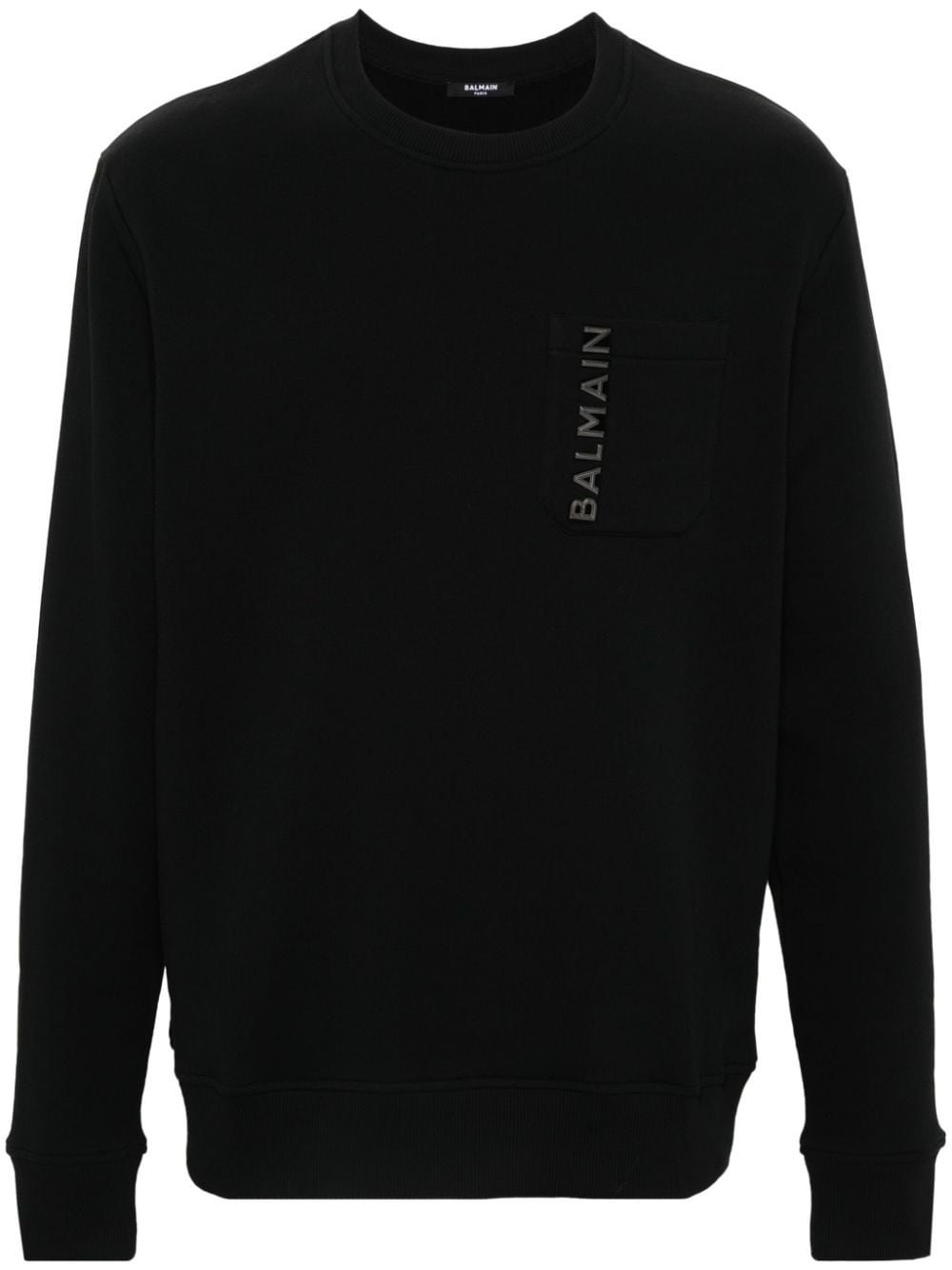 Balmain Sweatshirt mit Logo - Schwarz von Balmain