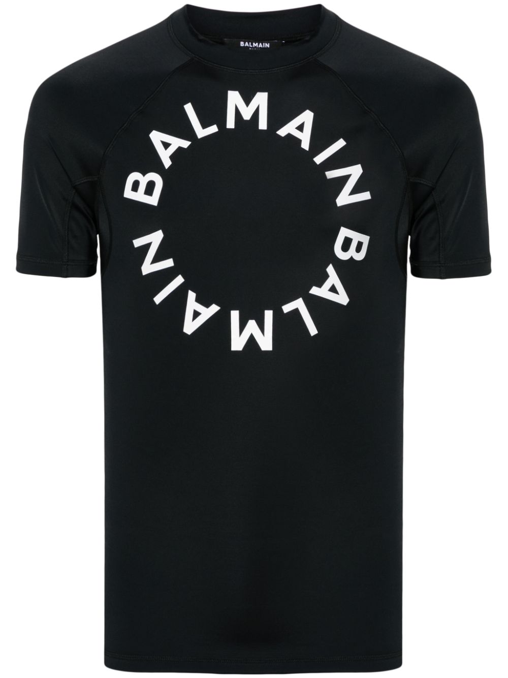 Balmain T-Shirt mit Logo-Print - Schwarz von Balmain