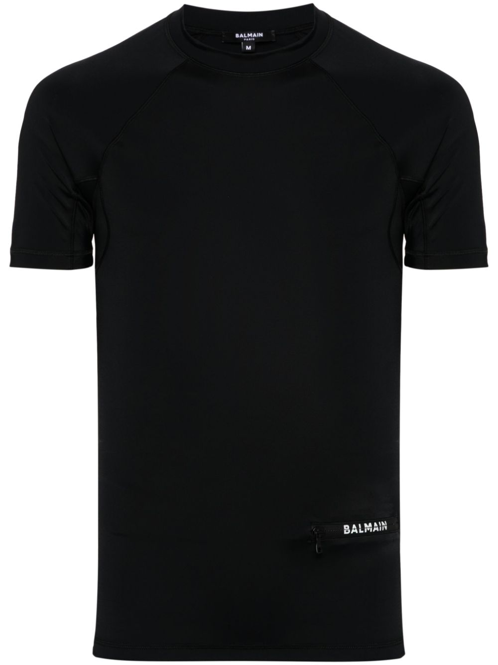 Balmain T-Shirt mit Logo-Print - Schwarz von Balmain