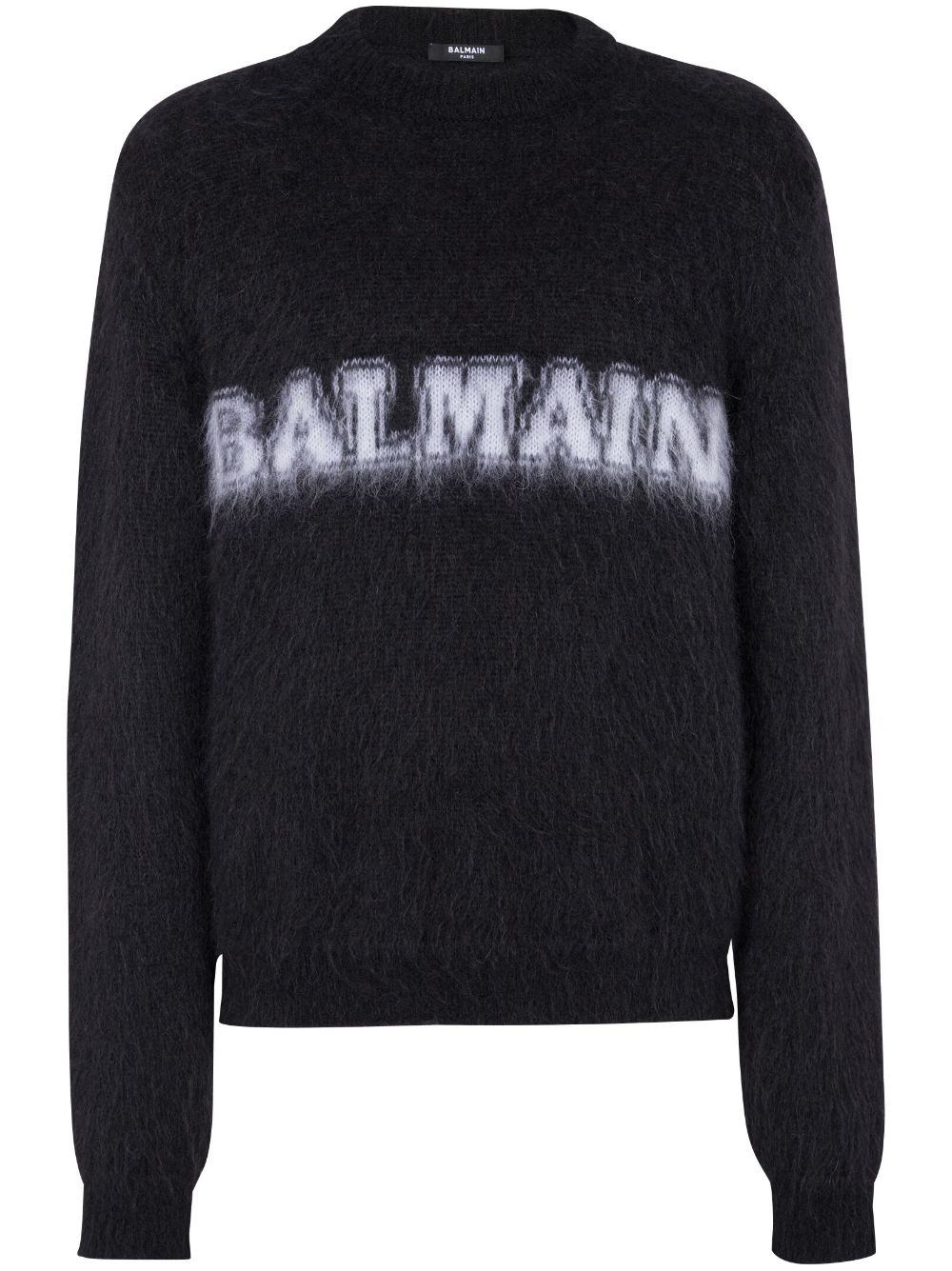 Balmain Pullover mit gebürstetem Finish - Schwarz von Balmain