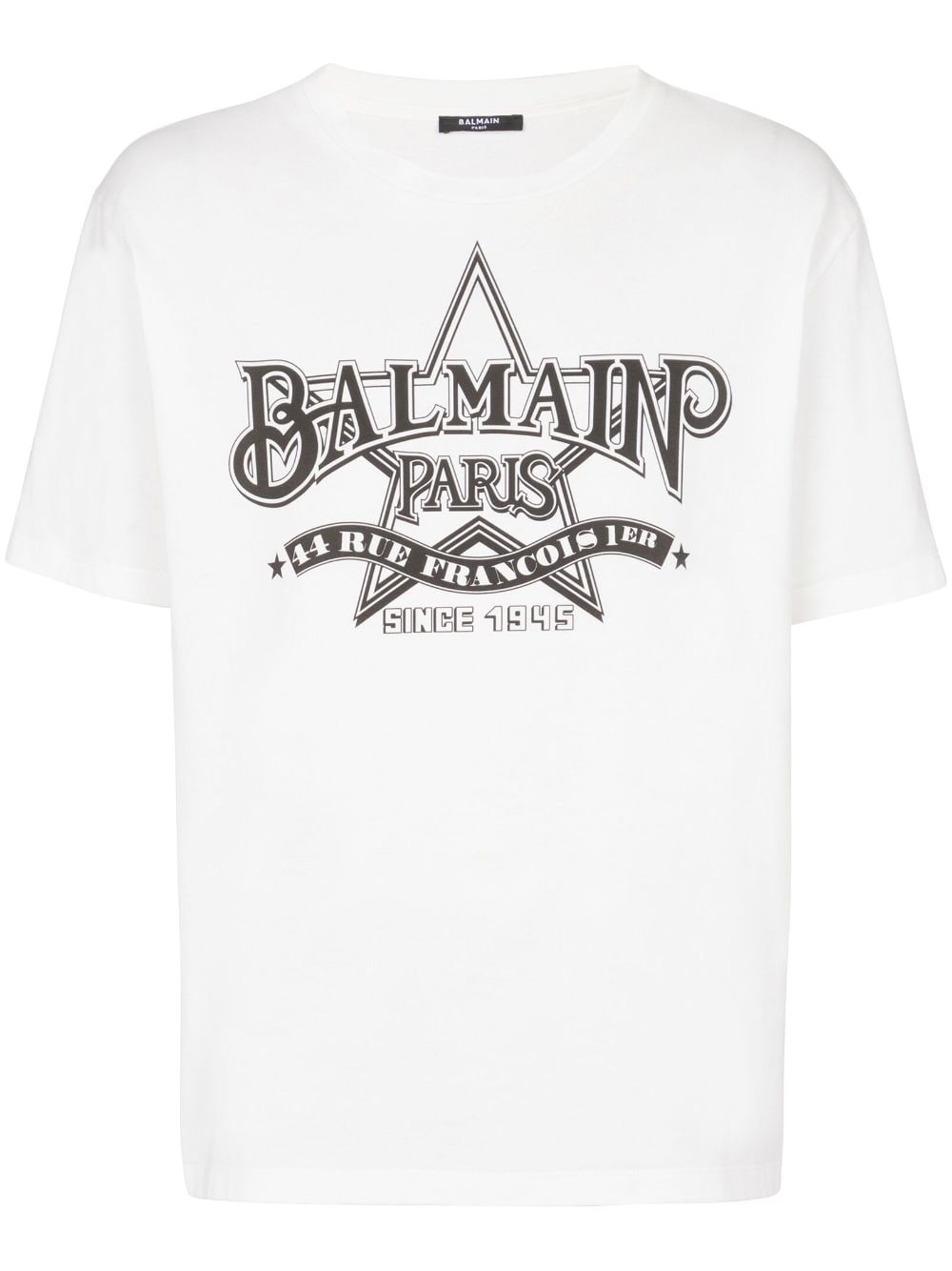 Balmain T-Shirt mit Logo-Print - Weiß von Balmain