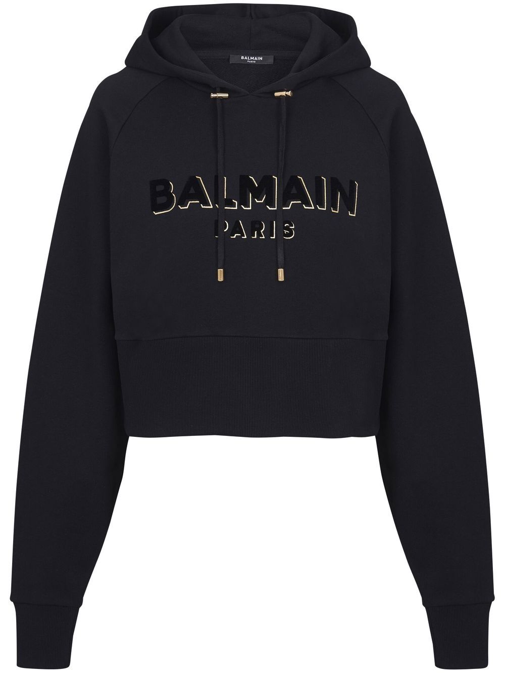 Balmain Hoodie mit Logo-Print - Schwarz von Balmain