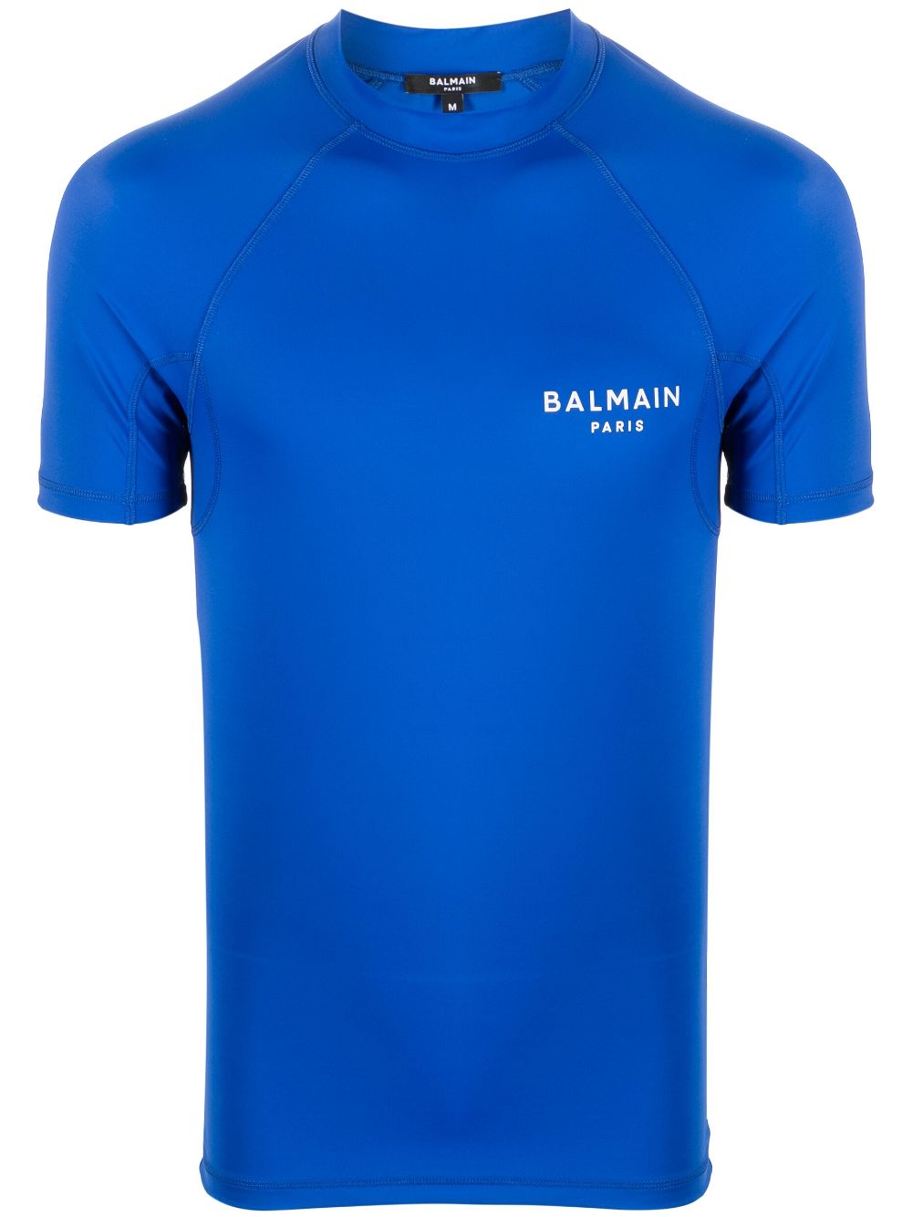 Balmain T-Shirt mit Logo-Print - Blau von Balmain