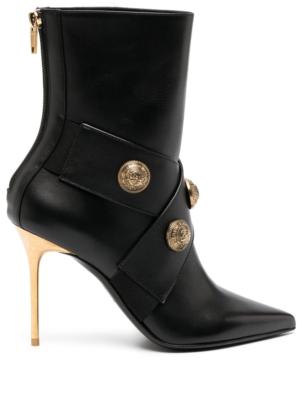 Balmain Stiefel mit spitzer Kappe - Schwarz von Balmain