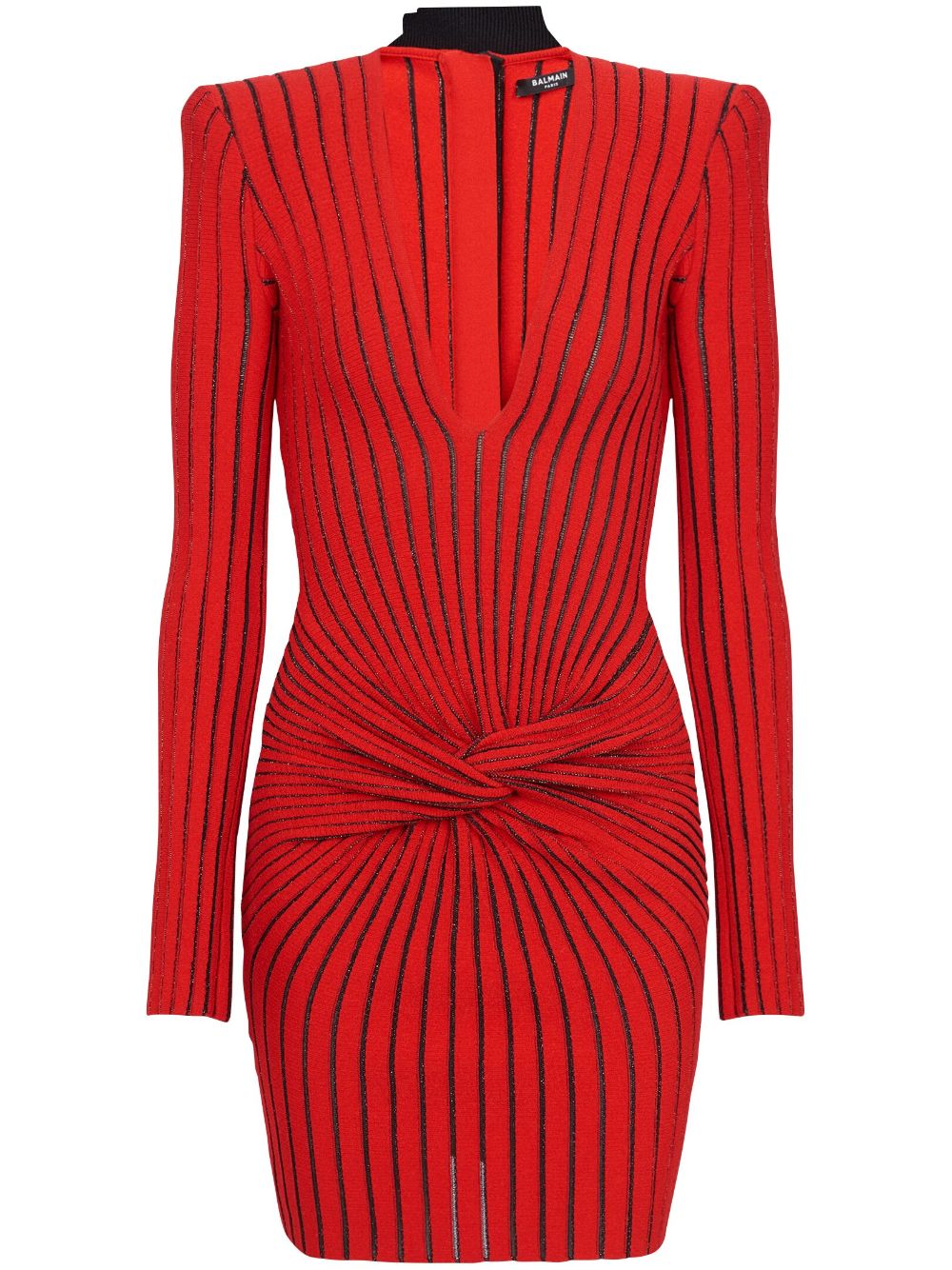 Balmain Gestricktes Kleid - Rot von Balmain