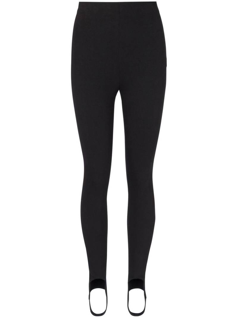 Balmain Leggings mit Steg - Schwarz von Balmain