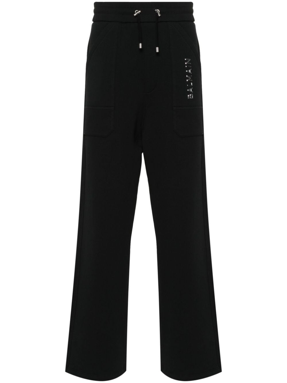 Balmain Jogginghose mit weitem Bein - Schwarz von Balmain