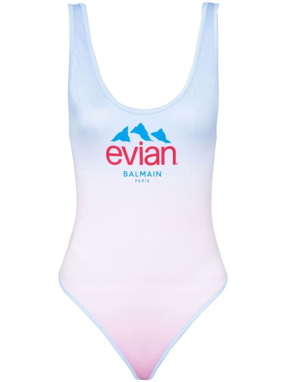 Balmain x Evian Badeanzug - Rosa von Balmain