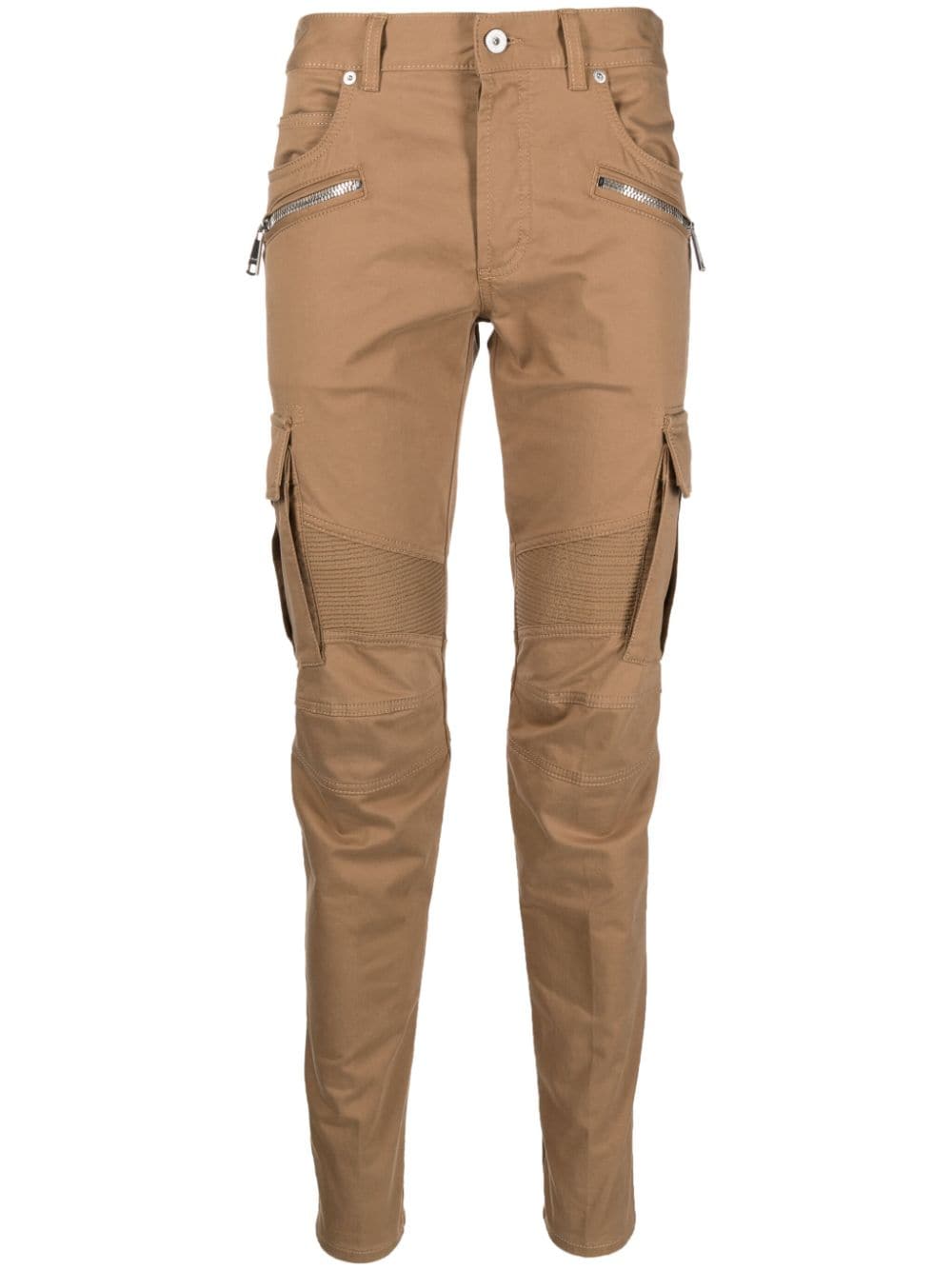 Balmain Hose mit Reißverschlussdetail - Braun von Balmain