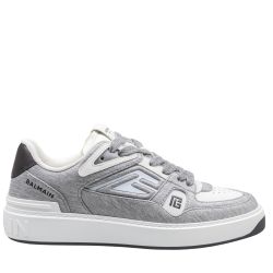 Graue Balmain B-court Sneaker von Balmain