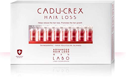 Behandlung gegen fortgeschrittenen Stadium Haarausfall MAN Cadu-Crex, 40 Ampullen, Labo von Balmul