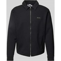 Balr. Relaxed Fit Hemdjacke mit Label-Applikation Modell 'Q-Series' in Black, Größe L von Balr.