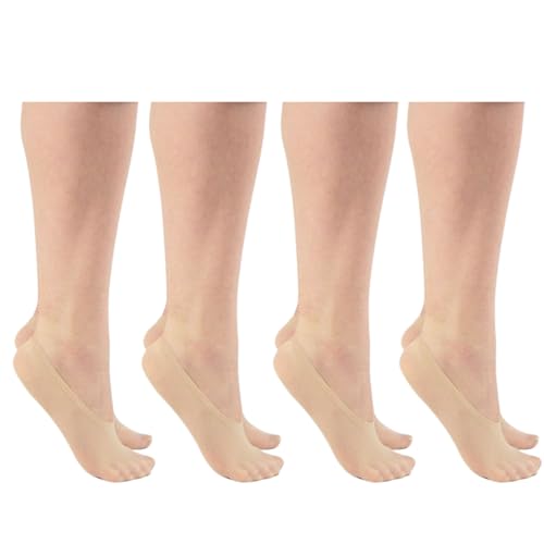 Balseti Füßlinge Feinsöckchen Damen Hellbeige. Unsichtbare Feinsöckchen – Elegant für Pumps. 85% Polyamid. 4er Pack. Einheitsgröße 35–41. Balseti Füßlinge Feinsöckchen Damen Hellbeige. Unsichtbare Feinsöckchen – Elegant für Pumps. 85% Polyamid. 4er Pack. Einheitsgröße 35–41. von Balseti