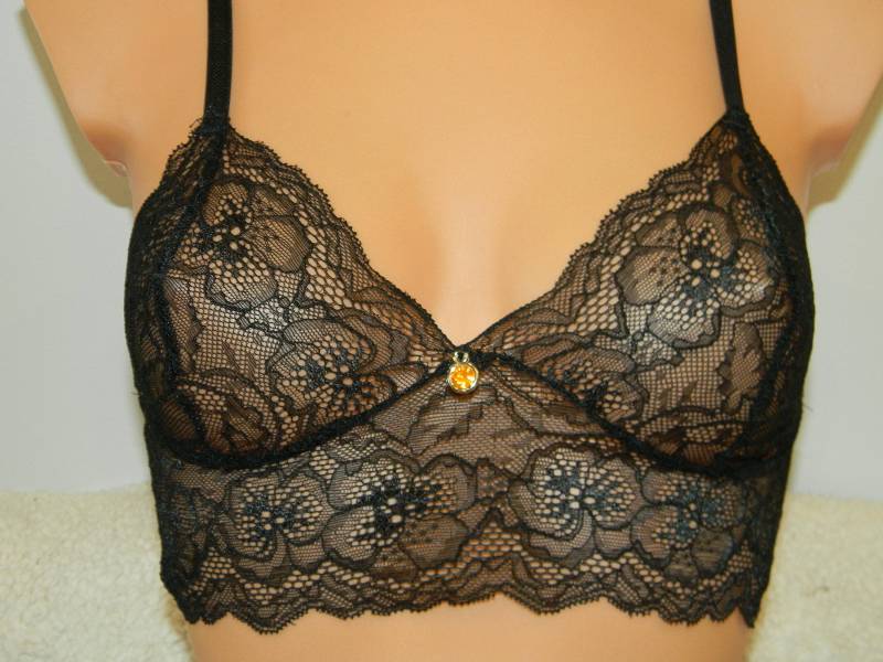 Lace Bralette, Lace Bralette Top, Triangel Bralette, Valentines Dessous, Handgemachte Bralette, Triangel Bh, Tendy Dessous von BalticMissN