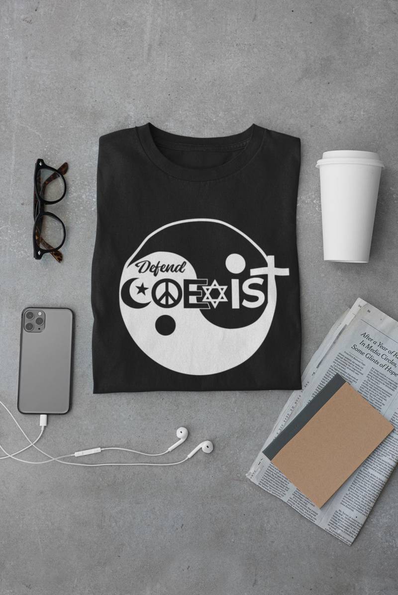Defend Coexist Friedliches Zusammenleben Aller Religionen von BalticShirtshop
