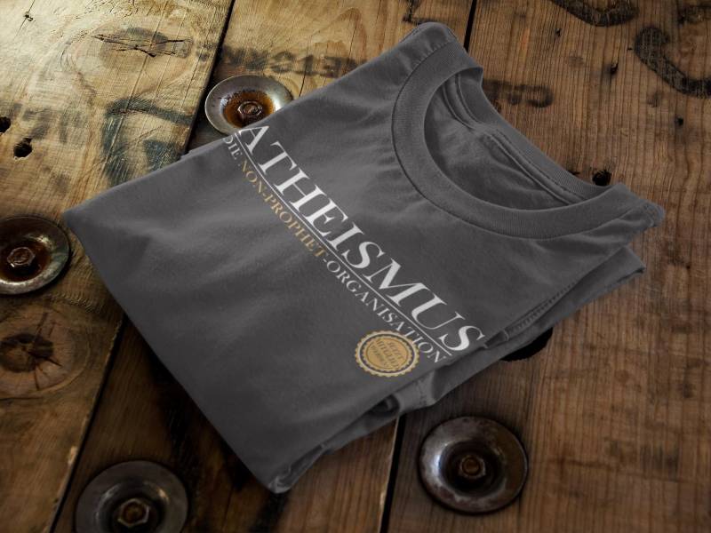 T-Shirt Atheismus Spruch Lustig "Die Non-Prophet-Organisation" Deutsch von BalticShirtshop