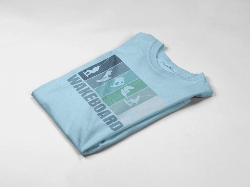 Wakeboard Wassersport Wakeboarding Wakeboarder Zubehör Blau von BalticShirtshop