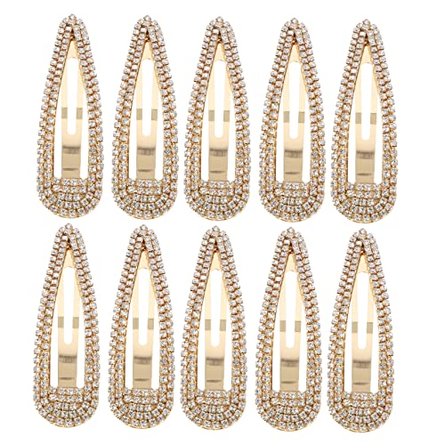 Baluue 10stücke Haarklammern Mit Strasssteinen Elegante Haarspangen Für Frauen Und Mädchen Für Hochzeiten Und Besondere Anlässe Lang Glänzende Akzente Für Jeden Look von Baluue