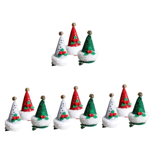Baluue 12stücke Teiliges Weihnachtsmütze Haarspangen Süße Weihnachtsaccessoires Für Mädchen Für Partys Und Tägliche Outfits Gefertigt Und Langlebig von Baluue