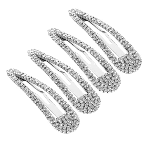 Baluue 4stücke Wasserdiamant Haarklammern Mit Strass Modische Haarclips Für Damen Vielseitig Einsetzbar Für Tägliche Stylings Und Besondere Anlässe Für Feines Und Dickes Haar von Baluue