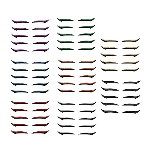 Baluue 40paare Wiederverwendbare Eyeliner Aufkleber Double Tapes Farben Leicht Tragbar Für Makeup Zu Hause Unterwegs Genügend Für Tägliche Anwendungen von Baluue