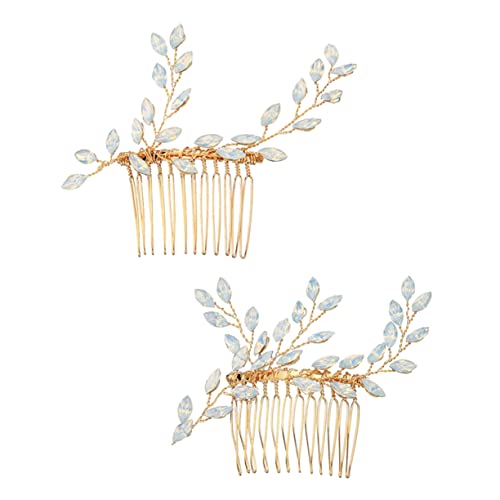 Baluue 1paar Braut Haarschmuck Haarclips Mit Zirkonia Für Hochzeiten Partys Und Besondere Anlässe Leicht Und Langlebig Chic Und Dekoration Für Brautkleider von Baluue