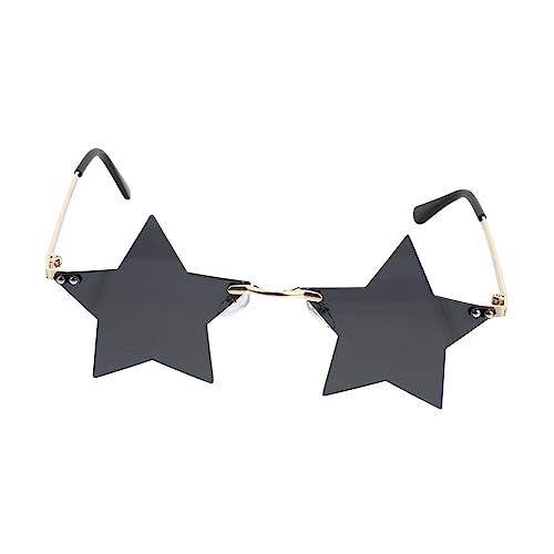 Baluue 1 Paar Sternförmige Randlose Sonnenbrille für Damen Kreatives Design für Partys Fotorequisiten und Outdoor Aktivitäten Robuste und Fashion Sonnenbrille PC Baluue 1 Paar Sternförmige Randlose Sonnenbrille für Damen Kreatives Design für Partys Fotorequisiten und Outdoor Aktivitäten Robuste und Fashion Sonnenbrille PC von Baluue