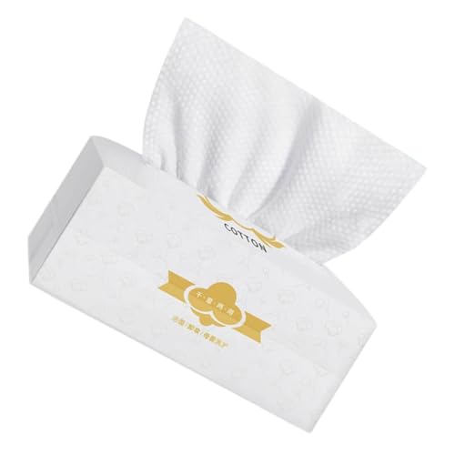 Baluue 1 Packung Mit 80 Stück Nass Und Trockenhandtücher Einweghandtücher Tragbares Gesichtsreinigungstuch Trinkbares Toilettenpapier Make Up Entferner Handtuch Zum Entfernen Von von Baluue