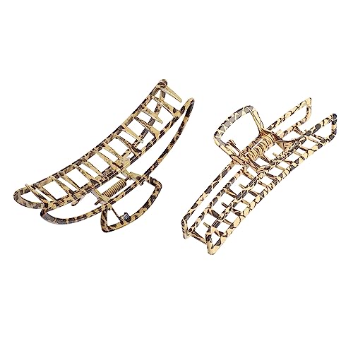 Baluue Haarspangen Mit Leopardenmuster Für Damen Kopfschmuck Haarklammern Exquisiter Haarschmuck Für Verschiedene Anlässe von Baluue