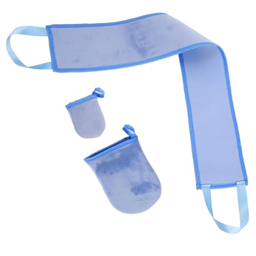 Baluue 1satz Self Tanning Applicator Praktischer Rückenlotionsapplikator Mit Selbstbräunungshandschuh Und Fingermütze Für Gleichmäßige Anwendung Für Lotionen Und Gele Für Männer von Baluue