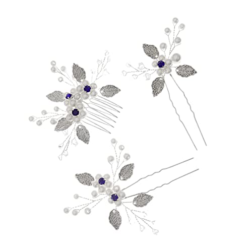 Baluue 1 Satz Braut Haarschmuck Handgefertigter Perlen Haarkamm mit Blattdesign Teiliges für Hochzeiten Brautjungfern und Besondere Anlässe Haaraccessoire für Damen Baluue 1 Satz Braut Haarschmuck Handgefertigter Perlen Haarkamm mit Blattdesign Teiliges für Hochzeiten Brautjungfern und Besondere Anlässe Haaraccessoire für Damen von Baluue