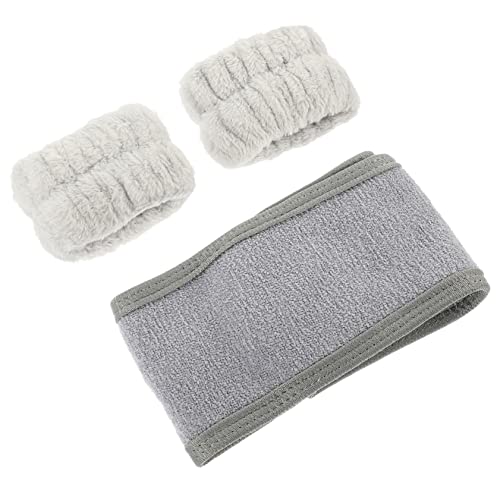 Baluue 1satz Anti-rutsch Flanell Waschbändern Und Make-up Stirnbändern Wasserspeichernde Gesichtswäsche Für Spa Und Hautpflege von Baluue