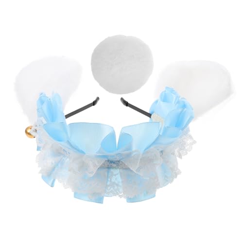 Baluue 1satz Kostümset Mit Kaninchenohren Und Für Karneval Und Mottopartys Flauschiges Accessoire Mit Einzigartigem Design Für Kostümpartys Und Bühnenaufführungen von Baluue