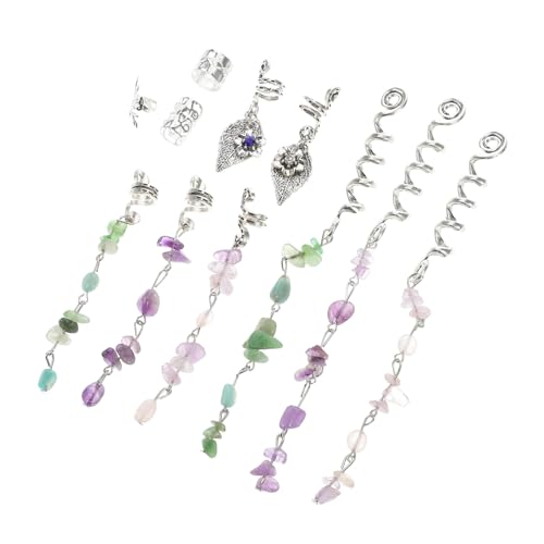 Baluue Dreadlock-anhänger Aus Metall Für Haarschmuck Haaranhänger Zum Flechten Von Zöpfen Geflochtene Haarspangen Mit Steindetails Haarschmuckanhänger Für Zöpfe von Baluue