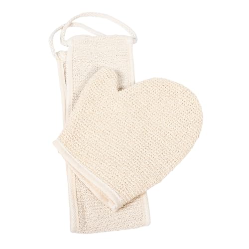 Baluue Duschhandschuhe Peeling Damen Und Herren Rücken-peeling-handtücher Körperpeeling-schrubberhandschuhe Aus Natürlichem Sisal Mit Doppelseitigem Design Für Sanfte Und Effektives von Baluue