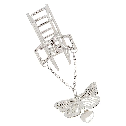 Baluue 1stück Damen Haarspange Kettenclip Aus Metall Eleganter Haargriff Mit Hohlem Design Für Hochzeiten Partys Und Besondere Anlässe Silber Rechteckig Baluue 1stück Damen Haarspange Kettenclip Aus Metall Eleganter Haargriff Mit Hohlem Design Für Hochzeiten Partys Und Besondere Anlässe Silber Rechteckig von Baluue